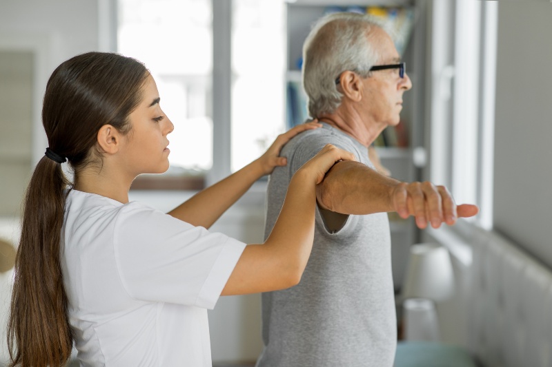 Testing balance in a patient